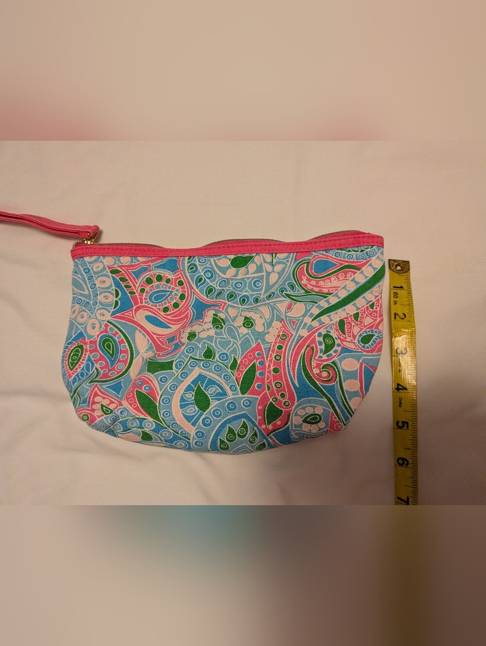 Estee Lauder Paisley Print Cosmetic Bag
